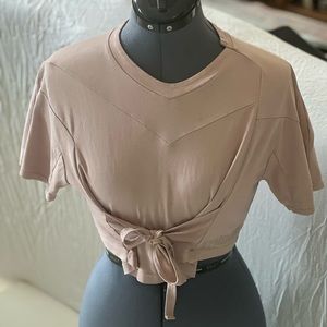 Gymshark Tie Front Athleisure Top